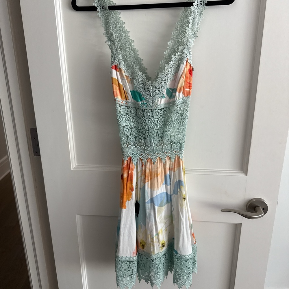 Charo Ruiz blue mini dress